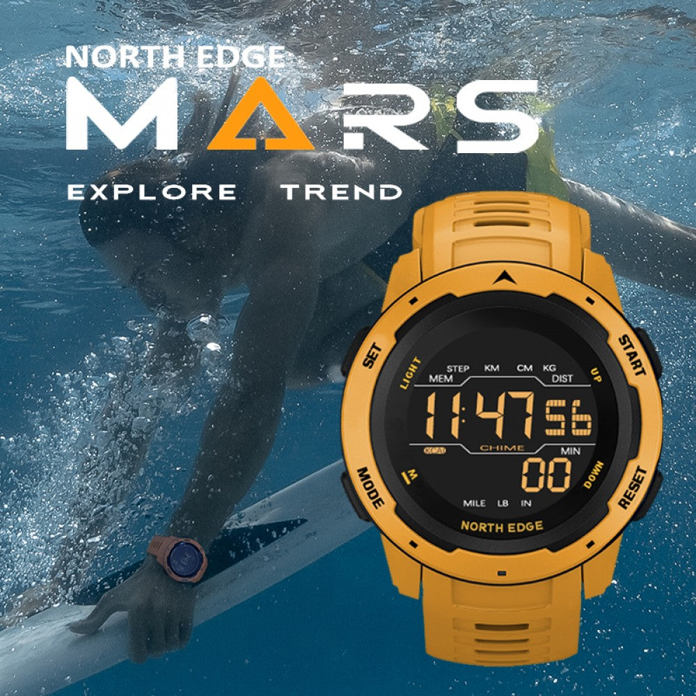 North Edge MARS Smart Sports Watch – GPS Tracking, Heart Rate Monitor, Waterproof to 50m